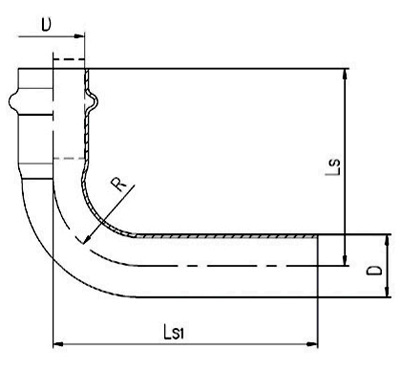 B型90°彎頭（I-232）