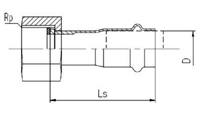 螺紋移動轉換接頭