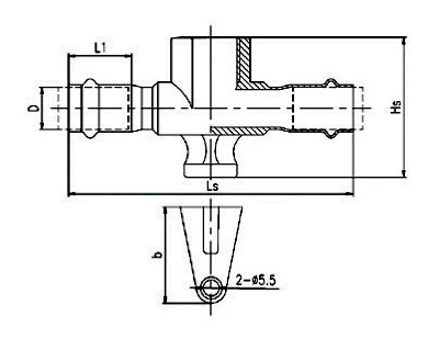 座盤三通接頭-不銹鋼水管三通接頭